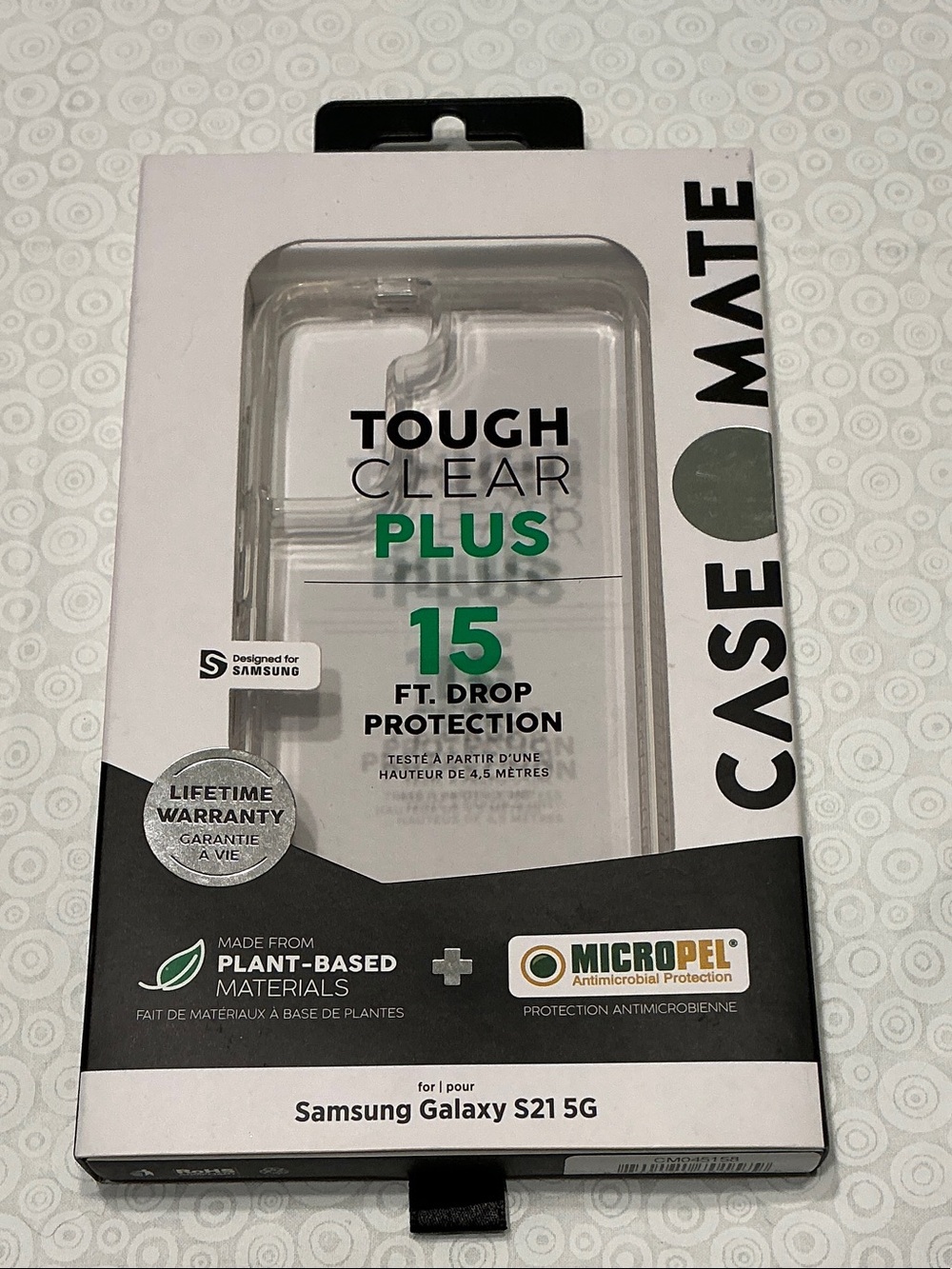 case-mate Clear Tough Plus Phone Case for Samsung Galaxy S21 5G - Clear